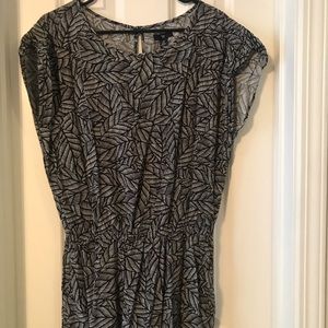 Blacks and White Patterned Dress